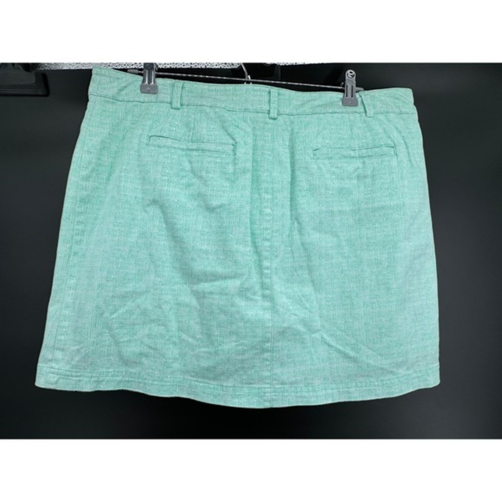 Coral Bay Petite 16P Mint Green Stretch Skort‎ Classic Spring - Picture 2 of 5